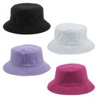 Kit 4 Bucket Hat Liso Unissex Preto, Branco, Lilas E Pink