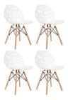 Kit 4 Cadeiras Akron Eames Branca - Gardenlife