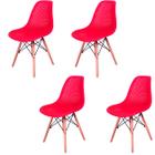 Kit 4 Cadeiras Design Charles Eames Eiffel Colmeia