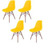 Kit 4 Cadeiras Design Charles Eames Eiffel Colmeia