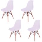 Kit 4 Cadeiras Design Charles Eames Eiffel Furadinha