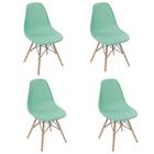 Kit 4 Cadeiras Eames Design Colméia Eloisa Verde
