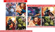 Kit 4 Caderno Marvel Now Brochurinha 80 Fls + 1 Desenho Marvel