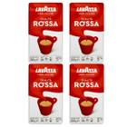 Kit 4 Café Moido Chocolate Italiano Rossa Lavazza Vacuo 250G