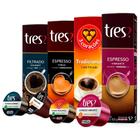 Kit 4 Café Três Corações - 40 Cápsulas - Tres