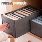 KIT 4 Caixas Colmeia com 9 e 7 Divisórias para Organização de Roupas em Guarda-Roupas e Gaveteiros e Armários