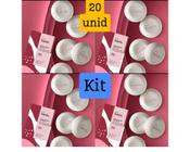 Kit 4 caixas de sabonete Cereja e avelã - Refrescante - Total 20 unidades - Mais vendido economia