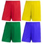 Kit 4 Calções PMC Futebol Plus Size Masculino