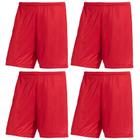 Kit 4 Calções PMC Futebol Plus Size Masculino