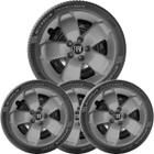 Kit 4 Calota Fiat Toro 17 A 20 Aro 16 Grafite Emblema 301Cp