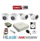 Kit 4 Camera de segurança Hd Hilook Hikvision Dvr 4 Canais C/ Hd