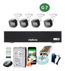 Kit 4 Câmeras Intelbras Vhd 1130b G7 Ir 30m Dvr Intelbras