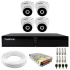 Kit 4 Câmeras Intelbras VHD 3230 D G7 Dome Full HD 1080p Visão Noturna de 30m IP67 + Dvr Tudo Forte TFHDX 3304 4 Canais Com App Xmeye