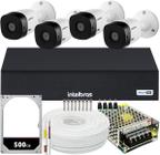 Kit 4 cameras seguranca Intelbras VHL 1220 Full HD 2mp 1080p