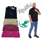 kit 4 camisa Gola Polo piquet Masculina robles pluz size