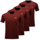 kit 4 Camisetas Dagg Dry Masculina Academia Premium