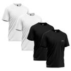 Kit 4 Camisetas Dry-fit Mants Clothing Manga Curta