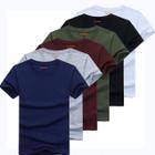 Kit 4 Camisetas Masculinas Blusa Camisa 100% Algodão Qualidade Básicas Atacado Revenda