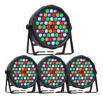 kit 4 Canhão Refletor Par Led 54 Led 3w Rgbwa Dmx Dj ST-545 - Showtec