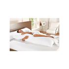 Kit 4 Capa Fronha Travesseiro De Corpo De Microfibra Varias Cores lisas Xuxão 1.35 x 0.40