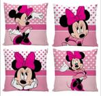 Kit 4 Capas Da Minnie Mouse Decoração Quarto Menina Menino Varias Cores