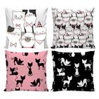Kit 4 Capas de Almofadas Decorativas Animais 45x45 com Zíper - Iv Enxovais