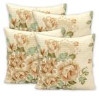 Kit 4 Capas de Almofadas Favinho 40x40 C/ Zíper PIQUET Estampadas