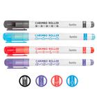 Kit 4 Carimbo Em Rolo Tilibra Lunix Roller - Decorar Caderno