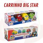 Kit 4 Carrinhos Big Star Baby Work Colorido Caminhão