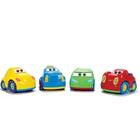 Kit 4 Carrinhos Brinquedo Infantil Baby Car 513BC Big Star