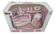 Kit 4 Casinha Feliz Penteadeira,Mesa,Berço,Balanço Zoop Toys