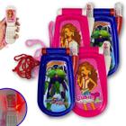 Kit 4 Celular De Brinquedo Com Som E Luz Telefone Infantil - Europio