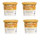 Kit 4 Cera Depilatória Micro-Ondas Depilflax Natural 100g