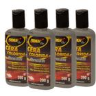 Kit 4 Cera Liquida Colorida Automotiva com Carnaúba PremiumCar Color 200g