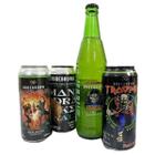 Kit 4 Cervejas Fãs Iron Maiden Presente Oficial