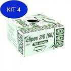 Kit 4 Clipes Acc 2/0 725 Unidades Com 500Gr