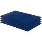 Kit 4 Colchonetes Abdominal 100x60x3 D28 Azul RG Colchões