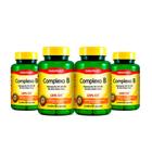 Kit 4 Complexo B 100% IDR + Vitaminas com 60 Caps Maxinutri