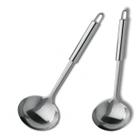 Kit 4 Conchas De Cozinha Feijão Utensilio Em Aço Inox 33cm