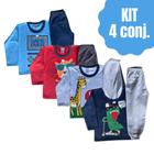 Kit 5 Roupa Infantil De Frio Inverno Menino Atacado