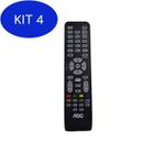 Kit 4 Controle Remoto Para Tv Aoc Smart Tv