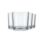 Kit 4 Copos Bar 265ml Whisky Drinks e Bebidas Vidro Nadir