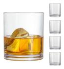 Kit 4 Copos Policarbonato Inquebrável Whiskey Capri 400ml