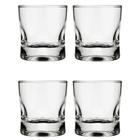 Kit 4 Copos Whisky Drink Luxo Vidro Amassadinho Nadir 250ml