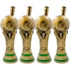 Kit 4 Cornetas Taça Troféu Copa Do Mundo Torcedor Fanático