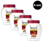 Kit 4 Creme De Tratamento Skala 12 Em 1 Restauração E Brilho 1kg