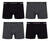 Kit 4 Cueca Boxer Box Microfibra Selene Masculina Original