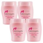 Kit 4 Dermopés Creme Hidratante Para Afinar Os Pés Abelha Rainha 130g (rosa)