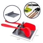 Kit 4 Descanso Suporte Talheres Colher Bancada Pia Cozinha