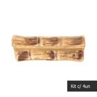 Kit 4 Descansos de Talher Cerâmica Bambu Scalla 1ª Linha